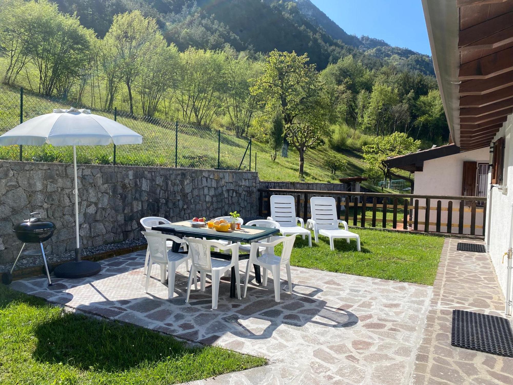 Casa Carla, Bis 4 Personen, Garten, Balkon Mit Blick Auf Den See Und Die Berge Crone Exterior photo